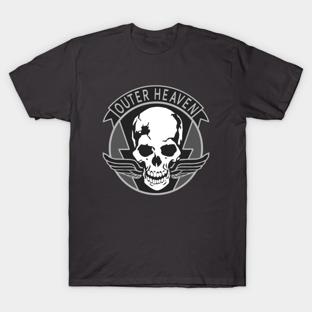 Outer Heaven Logo T-Shirt by galapagos